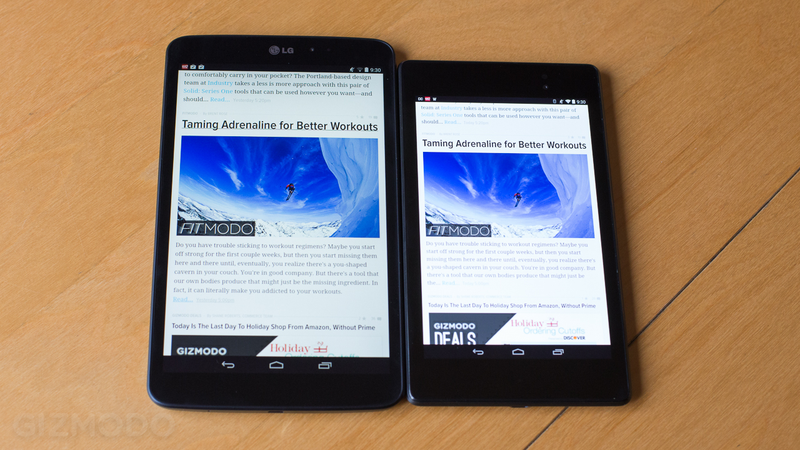 Illustration for article titled LG G Pad 8.3 Google Play Edition Review: Android's iPad Mini